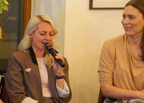 Zuzana Böhmová und Lenka Králová (Rechts)