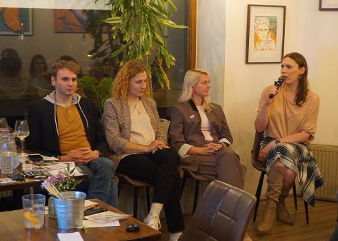 V. l. n. r.: Josef Kubát, Bára Soukupová, Zuzana Böhmová und Lenka Králová